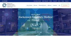 Desktop Screenshot of hackensackumc.org